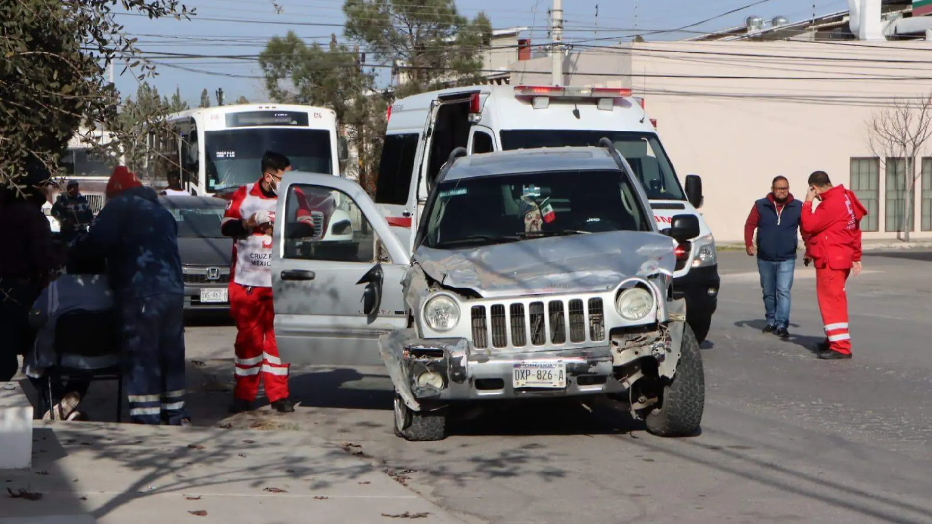 choque en la colonia Pacífico